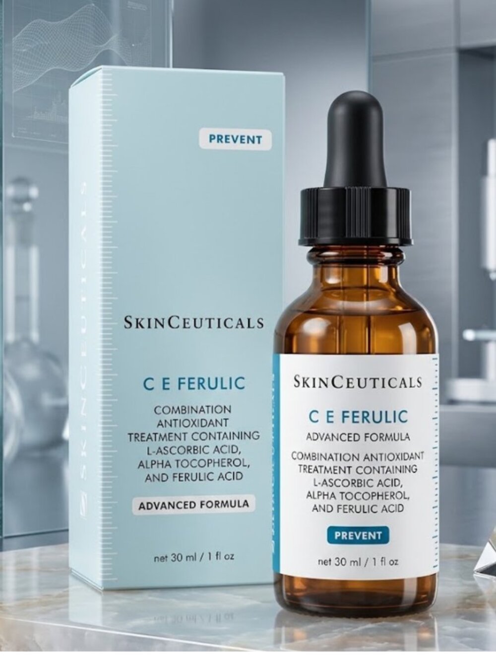 NEW SkinCeuticals C E Ferulic Combination Antioxidant Serum 1 oz / 30 ml